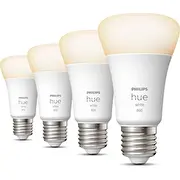 Philips Hue spuldze E27 9W A60 W 4 iepakojumā 4-Pak