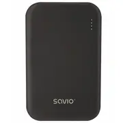 Powerbank Savio Ba-07 10000 mAh. melns Czarny