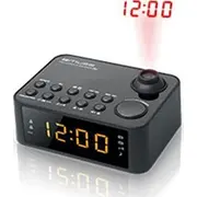 Radiobudzik Muse pulksteņa radio M-178P melns. 0.9 collu dzintara Led. ar dimmeru Clock Black. inch amber with dimmer