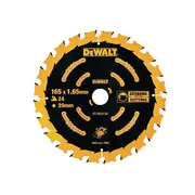 Ripzāģis Dewalt kokam 165X20Mm 24Z. Dt10300 Tarczowa do drewna