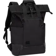 Rivacase mugursoma 5321 klēpjdatora soma 39.6 cm 15.6 collas melna Plecak torba na laptop Czarny