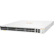 Slēdzis Hpe Networking Instanton Switch 1960-48G-Poe-2Xgt-2Sfp 600W. 52 porti. 1U. 8X 1G Rj45 Poe Class6 Class4. 2X 1/10G Budžets. pārvaldības josla Ion App Browser. mūža garantija Ports. 40X Sfp 600W Budget.managebar gwarancja