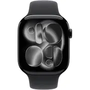 Viedpulkstenis Apple Watch 11 Gps 46 mm Jet Black Alu Sport Band M/L Meux4Wf/A Smartwatch 46Mm Czarny