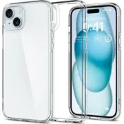 Spigen Crystal Hybrid. kristāldzidrs iPhone 15 Plus clear
