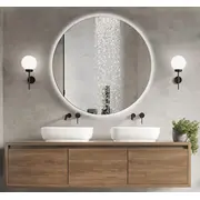 Bd art spogulis Luna apaļš vannas istabas ar Led apgaismojumu. 70 cm Lustro fi