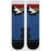 Stankas vieglās vilnas apkalpes 1 soli zeķes kobalta zilā krāsā Skarpety Stance Light Wool Crew para Cobalt Blue