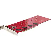 Startech Startech.com Quad M.2 Pcie adaptera karte Pci Express 4.0 x16 auf Vierfach Nvme vai Ahci M-Key Ssd 7.8Gbit/S je Bifurkation Adapterkarte oder Ssds