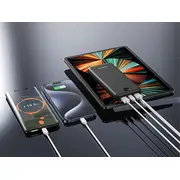 Swissten. Powerbank. Worx. Li-Pol. tālrunim un citām ierīcēm. 22013949. melns 5/9/12V. do innych 10000Mah. czarna