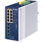 Switch Planet Industrial L2/L4 8 portu Poe pārvaldītais slēdzis Igs-4215 8-Port Managed