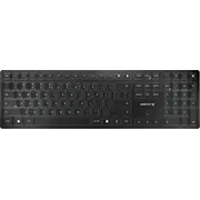 Tastatūra Cherry Kw 9100 Slim tastatūra Rf bezvadu Bluetooth Qwerty English Black Klawiatura klawiatura Wireless Angielski Czarny