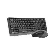 Tastatūra pele A4Tech peles komplekts Fstyler 2.4G Fg1035 Rf Nano Grey Klawiatura mysz Zestaw klawiatura