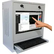 Tehniskais skapis rūpnieciskajam datoram un skārienjūtīgajam monitoram 22 Techly Szafa na Komputer Pc Monitor Dotykowy