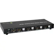 Tehniskais slēdzis ar audio Avteyvs00028702 Techly 4-Portowy Kvm Hdmi/Usb 4X1