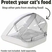 Trixie Sure Petcare mikroshēmas mājdzīvnieku barotavas aizmugurējais vāks Microchip Pet Feeder Rear Cover