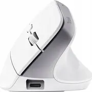 Trust Mouse Bayo ergonomiskā bezvadu pele. balta Mysz ergonomiczna Bezprzewodowa