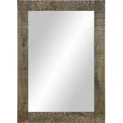 Vannas istabas spogulis 50X2.5X70 cm Masīv mango koks Lustro Drewno lite Mango