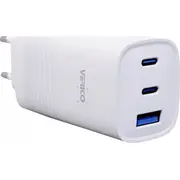 Verico Ladegerät Mojo Gan Pd lādētājs. Usb-A un Usb-C Wh mazumtirdzniecība 65W Pd. 3-Port retail