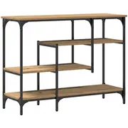 vidaXL konsoles galds Brūns Craftsman Wood Konsolowy drewno