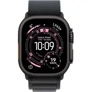 Viedpulkstenis Apple Watch Ultra 3 Gps mobilais 49 mm melns titāna korpuss ar melnu Alpu cilpu mazs Smartwatch Cellular 49Mm Black Titanium Case with Alpine Loop Small