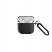 Vietējās savienības aktīvais gadījums Airpods 4 Melns silikona aizsardzības korpuss Native Union Active Case silikonowe etui ochronne na black