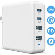 Viking Charger Usb Gan lādētājs. Pd3.0 un atbalsts. balts 100W. podpora Qc4.