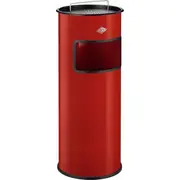 Wesco atkritumu tvertne Atkritumu ar pelnu trauku. sarkana. 30L Pelnu trauks Kosz na czerwony Ashtray
