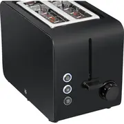 Wmf stelio tosteris dziļi melns Stelio Toaster deep black