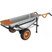 Worx ķerra sudraba Wg050 Taczka srebrna