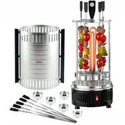 Zilan Zln5565 elektriskais grils Vertikālais bārbekjū 900W Grill elektryczny Pionowy grill barbecue