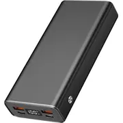 2Go Alu 20 20000 mAh melns Czarny