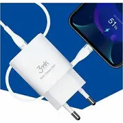 3Mk Hyper Charger 20W White Usb-A Usb-C 3 A 1X