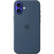 Apple iPhone 16 Plus silikona maciņš ar Magsafe džinsa Silicone Case with Denim