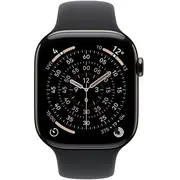 Viedpulkstenis Apple Watch 11 Gps 42 mm šīfera titāna sporta josla S/M melna Meqt4Et/A Smartwatch 42Mm Slate Titanium Sport Band Czarny