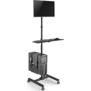 Aprīkot Bodenstandhalter 17-32/ 1Tft 8Kg 1Ablage Höhe sw Equip