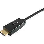 Aprīkot Displayport  Hdmi kabelis melns 119390 Kabel Equip Displayport 2M czarny