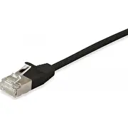 Aprīkot Patchkabel Cat6A S/Ftp 2Xrj45 0.25M sw Sstp Slim Equip