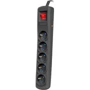 Armac Arc5 strāvas sloksne. 5 ligzdas. 1.5 m melna 15 Cz Listwa gniazd czarna Arc5/15/Cz