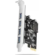 Axagon kontrolieris. Pcie 4X Usb ports. Sata barošanas avots. Renesas Pd720201. Sp Kontroler Pceu-430Rs. kontroler Pcie. port 5Gbps. zasilanie Sata.