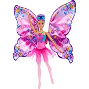 Barbie Mattel Butterfly Balerina lelle ar salokāmiem spārniem Hxj10 Lalka Motylkowa baletnica 2W1