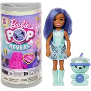 Barbie Mattel Chelsea Pop Reveal Doll Bubble Tea Series Hrk63 Lalka Seria