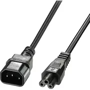 barošanas kabelis pagarinātājs  Kabel Lindy Iec C14 C5 3M