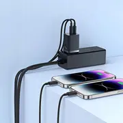 Baseus Gan5 Pro lādētājs 2 x Usb-C 3 A 6932172646264 2X
