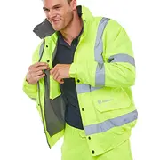 Beeswift Bomber brīdinājuma jaka. Xxxl izmērs. dzeltena Kurtka ostrzegawcza Bomber. rozm. Xxxl.