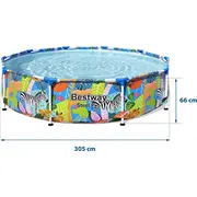 Bestway Frame baseins Steel Pro 305Cm 56985 Basen 4W1