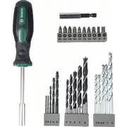Bosch komplekts ar rokas skrūvgriezi 27- Pcs Bosc rīka Zestaw Set With Hand Screwdriver