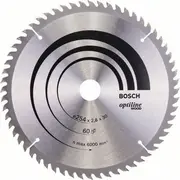 Bosch Optiline koka zāģa asmens Tarcza pilarska Wood 254Mm