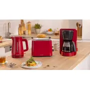 Bosch Mymoment Tka3M134 Red pilienveida kafijas automāts Ekspres przelewowy Czerwony
