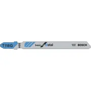 Bosch zāģa Plātne. lai лобзики Basic for Metal 92Mm T 118 G 2608631012 Brzeszczot do wyrzynarek 5Szt.