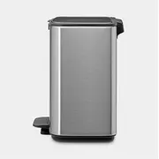 Brabantia bo pedāļa tvertne 4L Matta tērauda pirkstu nospiedumu pierādījums Bo Pedal Bin Matt Steel Fingerprint Proof