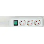 Brennenstuhl Eco-Line strāvas sloksne 3 ligzdas 1.5 m balta 1152320015 Listwa gniazda